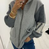 Love hoodie Grey