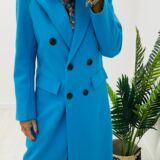 Formal coat turquoise