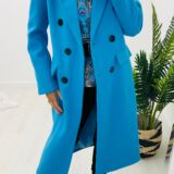 Formal coat turquoise
