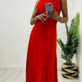 Camelia dress scarlet