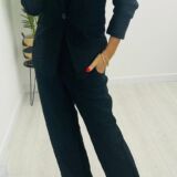 Trouser suit lace black