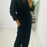 Trouser suit lace black