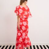 cape dress colour orange multi