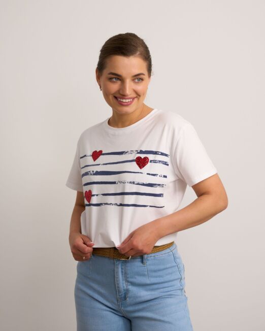 Heartbeat tee