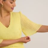 V neck dress