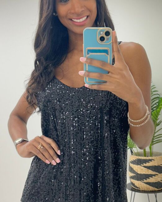 Sequin cami