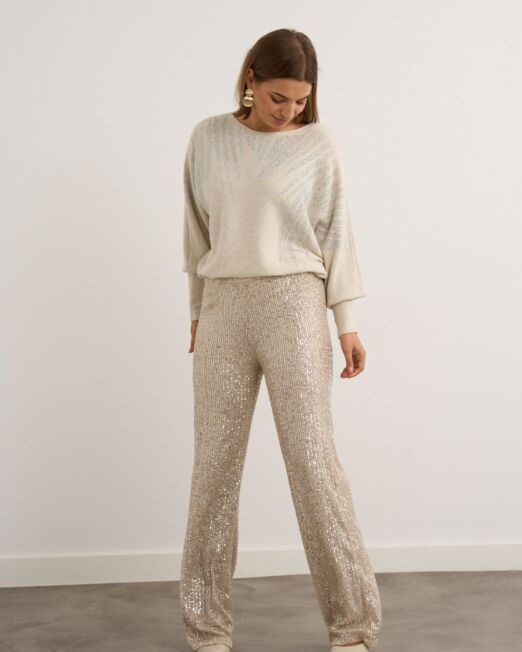 Sequin trousers