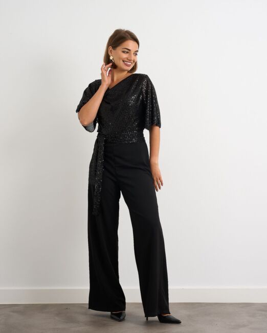 sequin jumpsuit