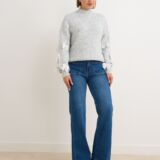 Turtleneck with bow detail