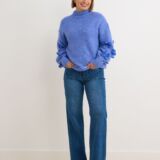 Turtleneck with bow detail