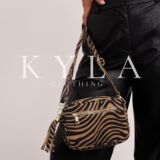 Suede cross body bag