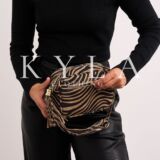 Suede cross body bag