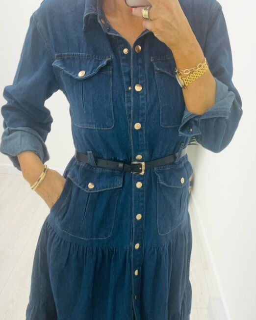 Denim dress
