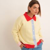 Colour block cardigan