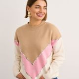 V pattern  sweater