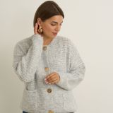 Cardigan gold button detail