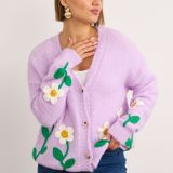 Embroidered cardi