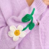 Embroidered cardi
