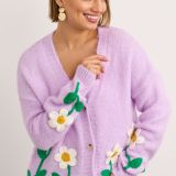 Embroidered cardi