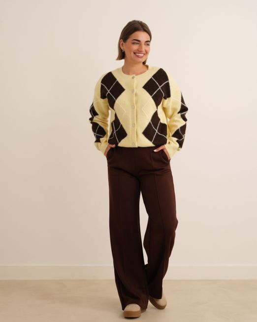 argyle cardi/sweater