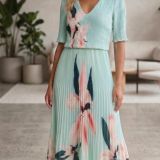 Floral Short Sleeve Dress